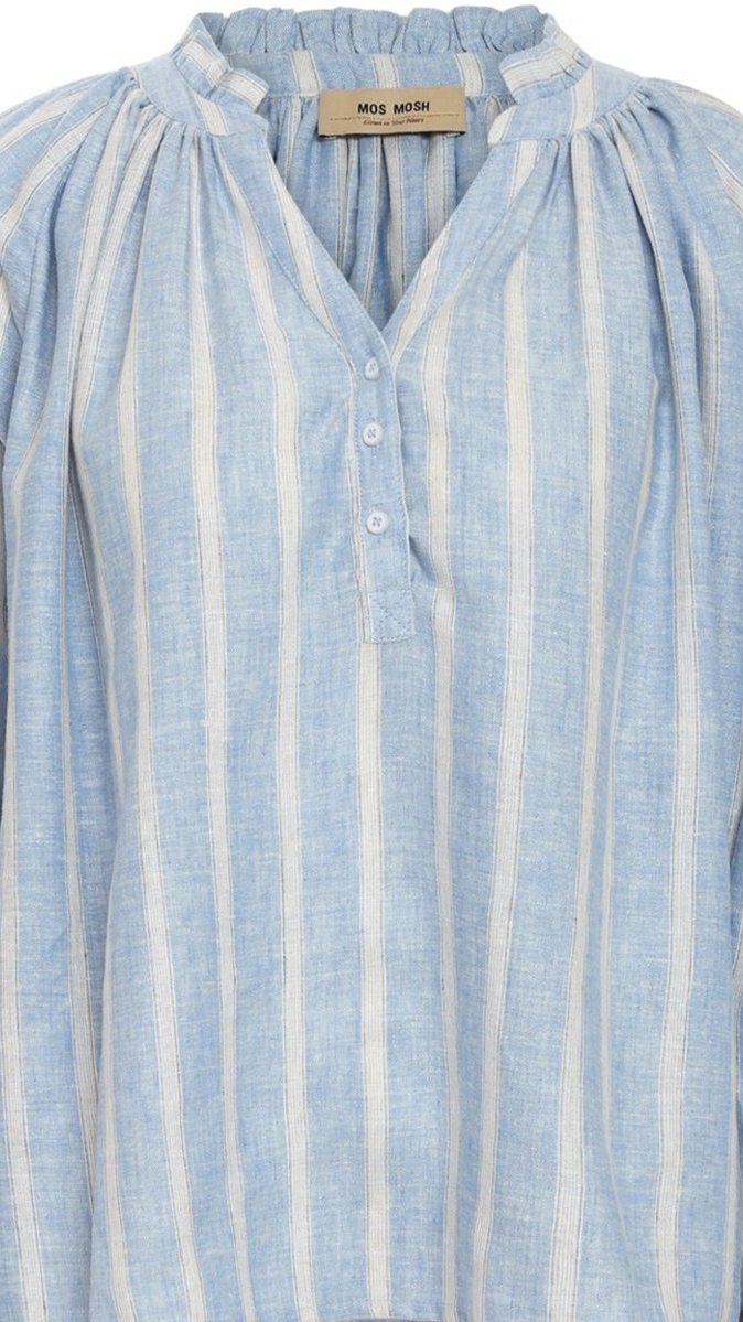 Safi Striped Linen Blouse