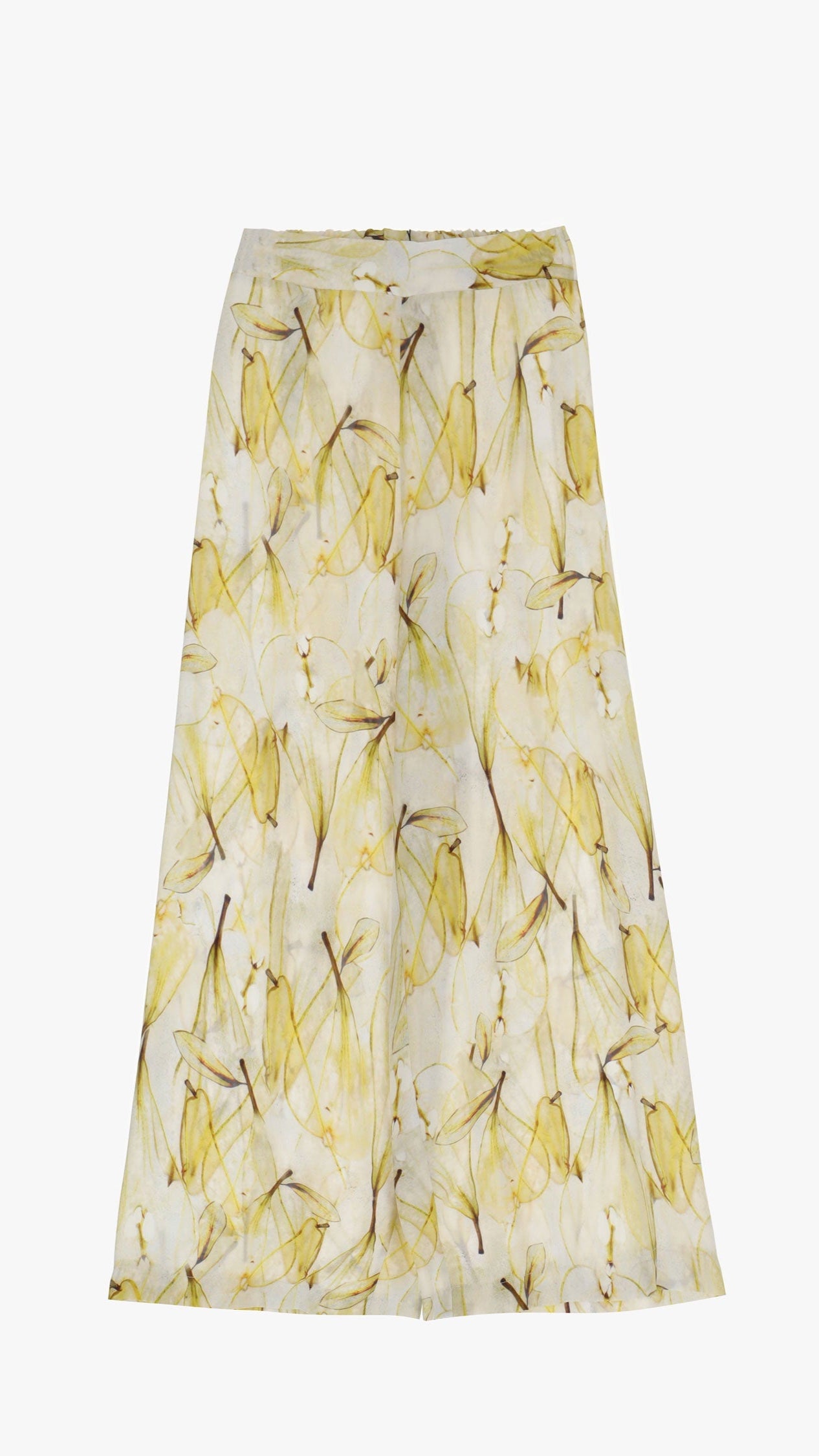 Yellow Printed Palazzo Pant