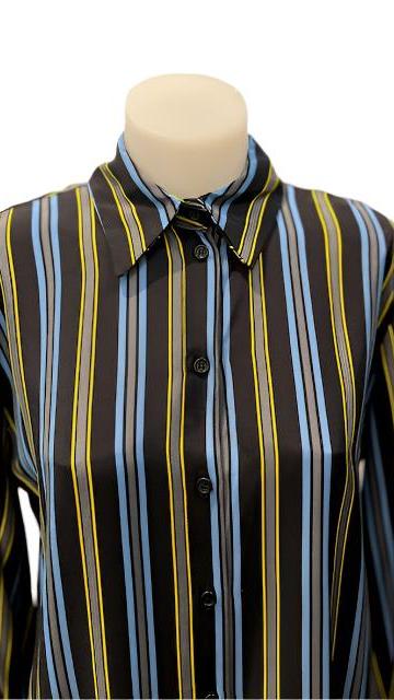 Navy Striped Shirt