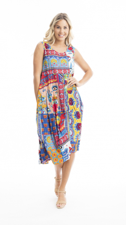 Amritsar Bubble Dress Sleeveless