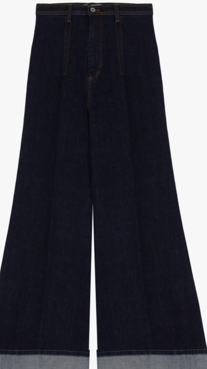 Wide leg Jean with Cuff