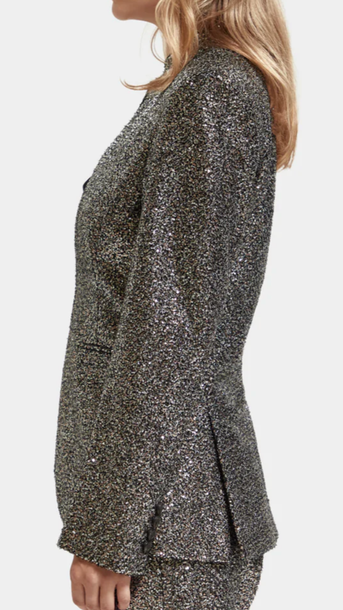 Blazer in Mixed Sequins