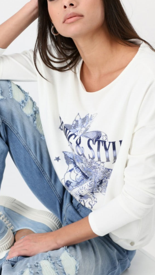 Denim Love Sweatshirt