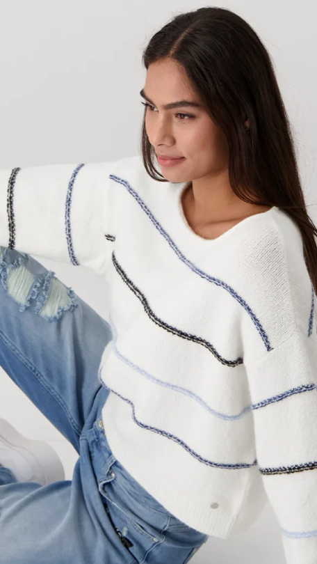 Denim Love Pullover