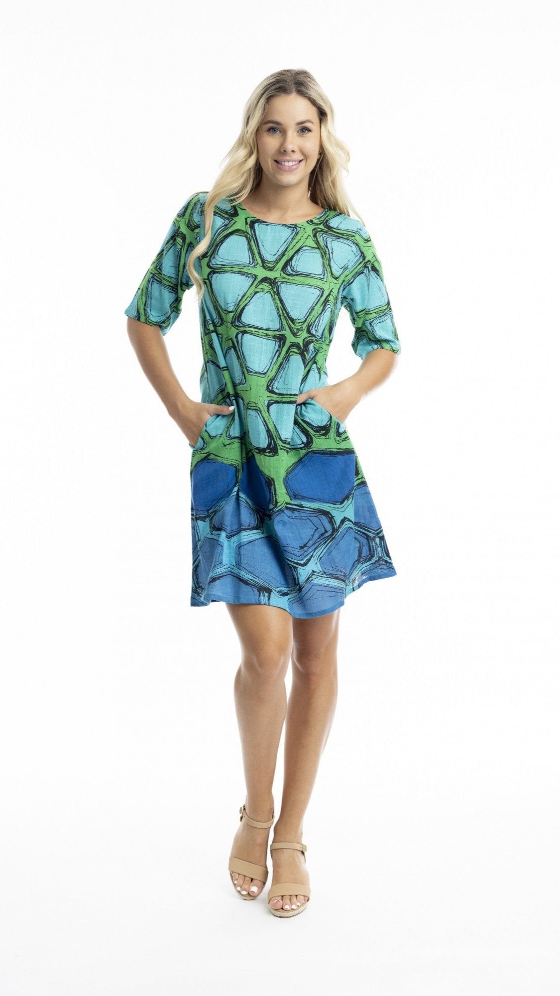 Whitsundays Dress Contemporary Print